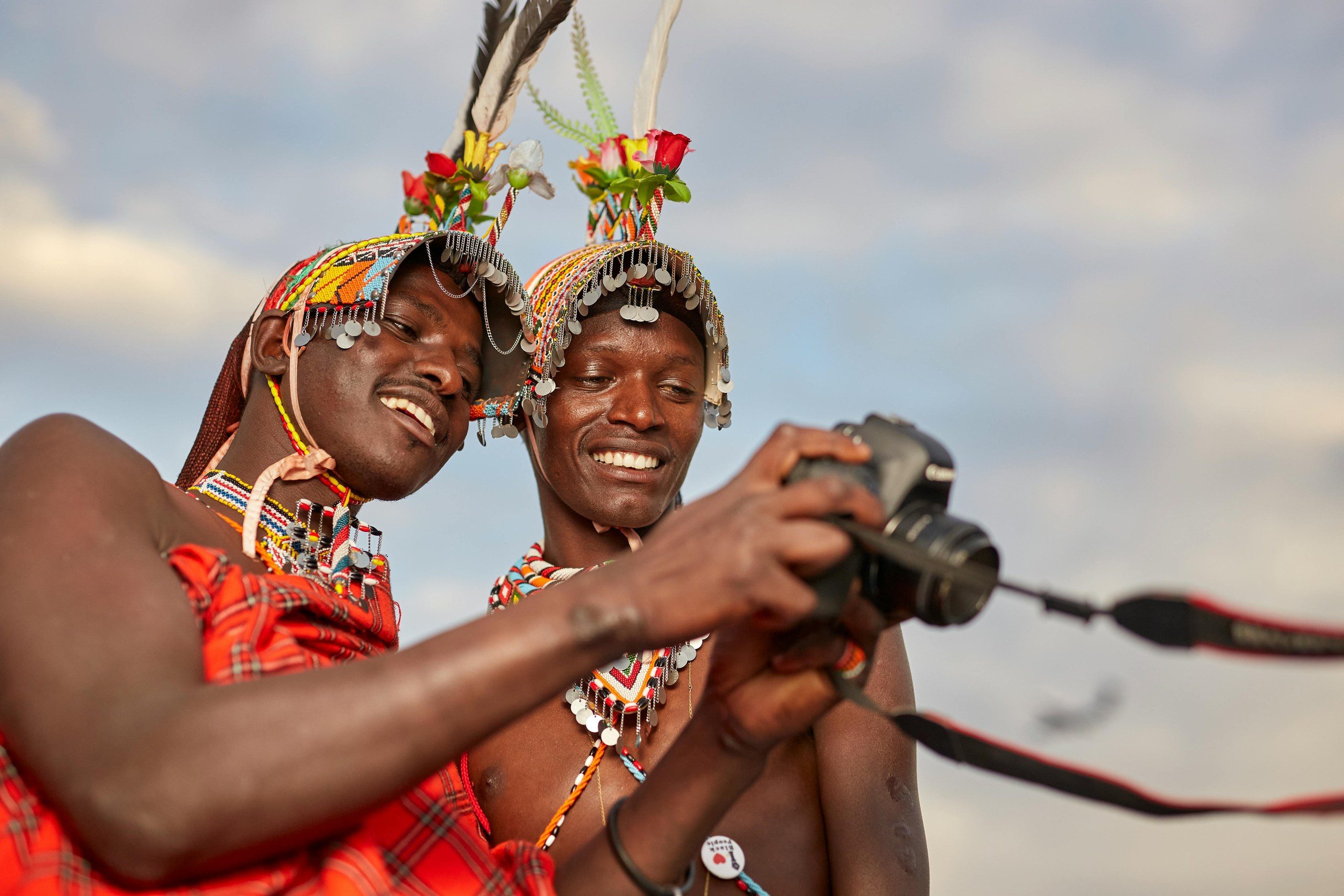 Hot air balloon safari over Maasai Mara